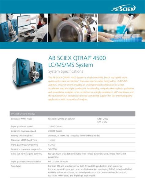sciex fact sheet.